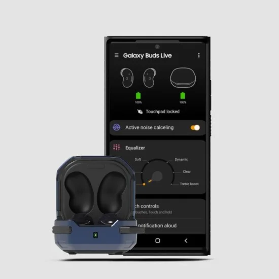 VRS Design Galaxy Buds 2 PRO / Buds 2 / Pro / Live Case Active - Blue